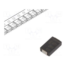 1 pcs x KEMET - A720V477M2R5APE4R5 - Capacitor: polymer, low ESR, 470uF, 2.5VDC, V, 2917, ESR: 4.5mΩ, SMD