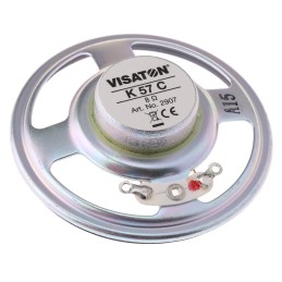 1 pcs - Visaton 8Ω 2W Miniature Speaker 57mm Dia. , 57 (Dia.) x 17mm