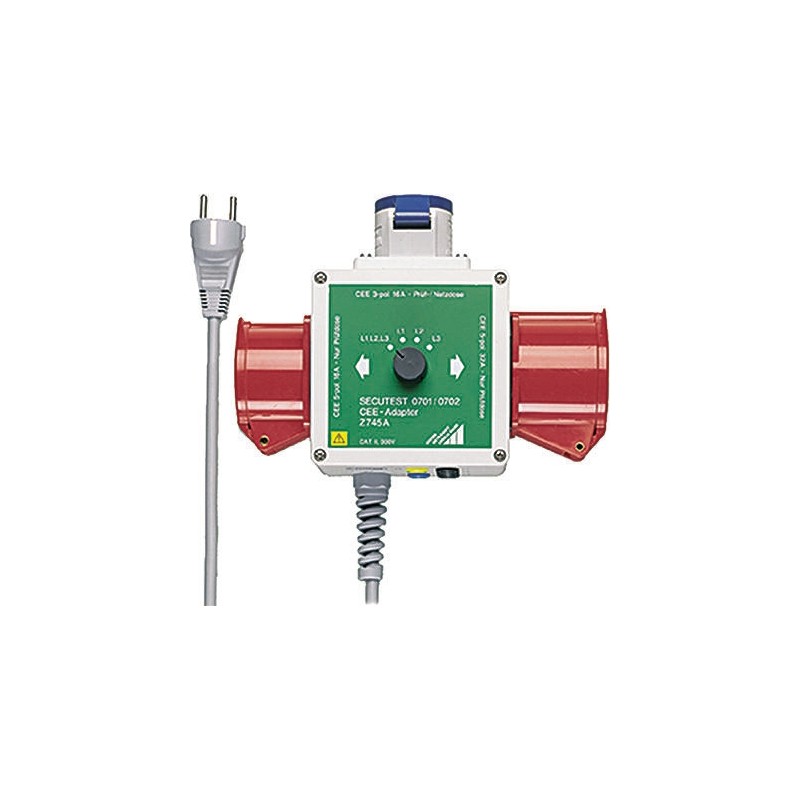 1 pcs - Gossen Metrawatt Z745A PAT Testing Adapter, For Use With SECUTEST S II