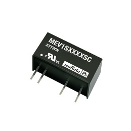 1 pcs - Murata Power Solutions MEV1 DC-DC Converter, 5V dc/ 200mA Output, 4.5 - 5.5 V dc Input, 1W, Through Hole, +85°C