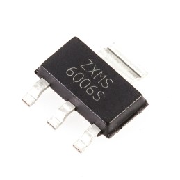 5 pcs - N-Channel MOSFET, 2.8 A, 60 V, 3-Pin SOT-223 Diodes Inc ZXMS6006SGTA
