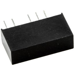 1 pcs - Recom RB DC-DC Converter, ±15V dc/ ±33mA Output, 10.8 - 13.2 V dc Input, 1W, Through Hole, +85°C Max Temp -40°C