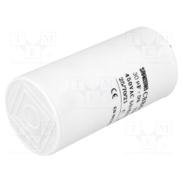1 pcs x SR PASSIVES - CBB60A-30/450 - Capacitor: motors, run, 30uF, 450V, Ø45x90mm,Ø45x93mm, -25÷70°C