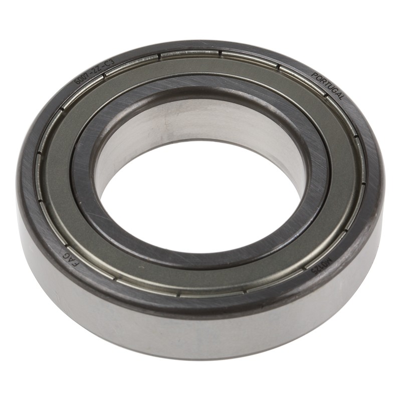 1 pcs - FAG 6007-2Z-C3 Single Row Deep Groove Ball Bearing- Both Sides Shielded 35mm I.D, 62mm O.D