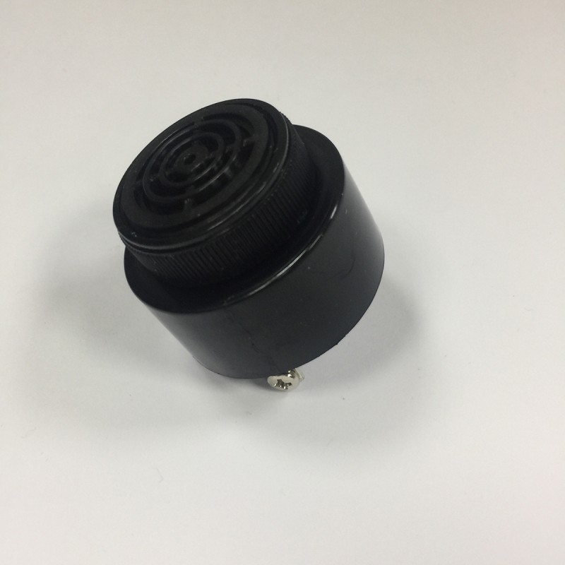 1 pcs - RS PRO 92dB Screw Mount Slow Pulse Piezo Buzzer, 42.5 (Dia.) x H32.5mm, 7V dc Min, 18V dc Max
