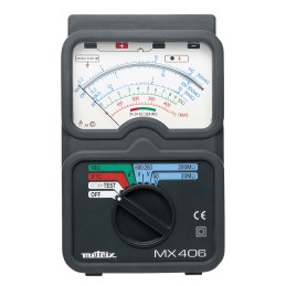 1 pcs - Metrix MX 406B Insulation & Continuity Tester, 50V Min, 500V Max, 200MΩ Max, CAT III 300V