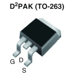 5 pcs - N-Channel MOSFET, 15 A, 800 V, 3-Pin D2PAK Vishay SIHB17N80AE-GE3