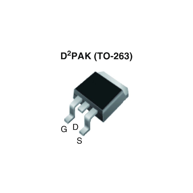 5 pcs - N-Channel MOSFET, 15 A, 800 V, 3-Pin D2PAK Vishay SIHB17N80AE-GE3