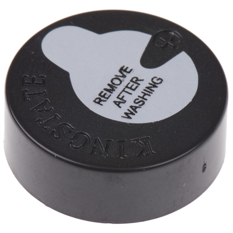 1 pcs - RS PRO 80dB Through Hole Continuous Internal Piezo Buzzer, 24 (Dia.) x 9mm, 3V dc Min, 20V dc Max