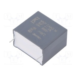 1 pcs x KEMET - C4AQIBU4800M11J - Capacitor: polypropylene, DC-Link, 8uF, ESR: 7.3mΩ, THT, ±5%, 11.2A
