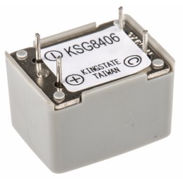 1 pcs - RS PRO 75dB PCB Mount Continuous Magnetic Buzzer Component, 23.4 x 17.3 x 15.5mm, 4V dc Min, 8V dc Max