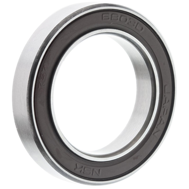 1 pcs - NSK 6803DD Single Row Deep Groove Ball Bearing- Both Sides Sealed 17mm I.D, 26mm O.D