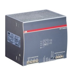 1 pcs - ABB CP-T Switch Mode DIN Rail Power Supply, 340 - 575V ac ac, dc Input, 24V dc dc Output, 20A Output, 480W