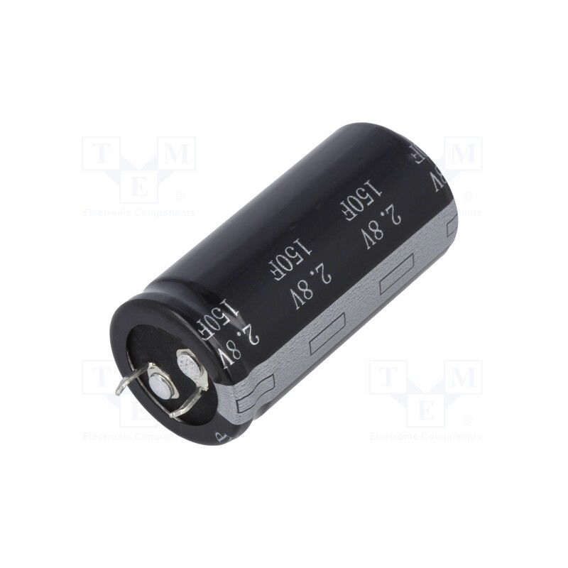 1 pcs x BIGCAP - BRP002R8S157FA 150F - Supercapacitor, SNAP-IN, 150F, 2.8VDC, ±20%, Ø25.2x52.5mm, 12mΩ