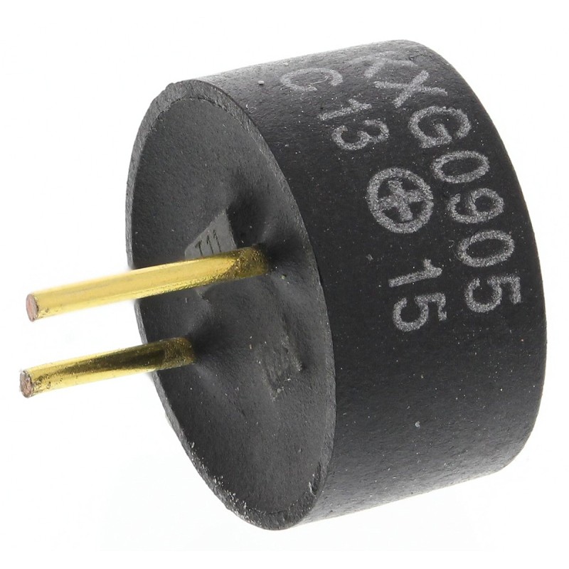 5 pcs - RS PRO 87dB PCB Mount Continuous Internal Magnetic Buzzer Component, 9.6 (Dia.) x 5mm, 4V Min, 7V Max