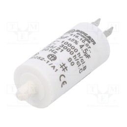 1 pcs x DUCATI ENERGIA - 416100764 - Capacitor: motors, run, 4.5uF, 425VAC, Ø28x55mm, -25÷85°C, ±5%