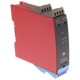 1 pcs - PR Electronics 9100 Series Universal Converter, Universal Input, Current, Relay Output, 19.2 - 31.2V dc Supply