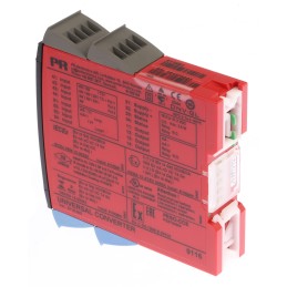 1 pcs - PR Electronics 9100 Series Universal Converter, Universal Input, Current, Relay Output, 19.2 - 31.2V dc Supply