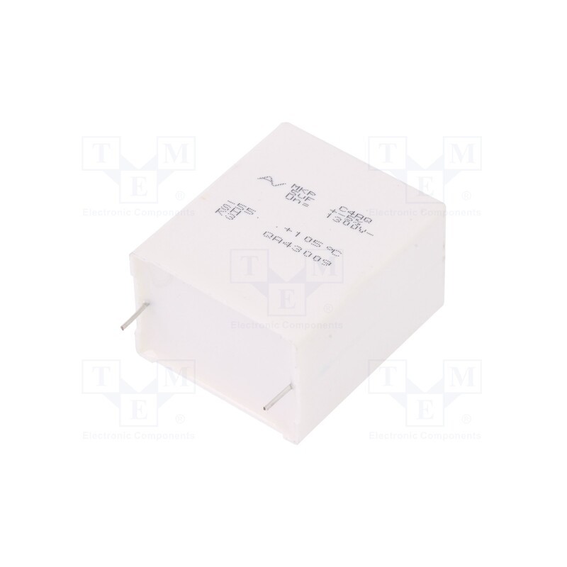 1 pcs x KEMET - C4AQUBU4500A12J - Capacitor: polypropylene, DC-Link, 5uF, ESR: 8.2mΩ, THT, ±5%, 29V/μs