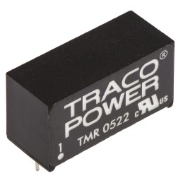 1 pcs - TRACOPOWER TMR 2 DC-DC Converter, ±12V dc/ ±85mA Output, 4.5 - 9 V dc Input, 2W, Through Hole, +85°C Max Temp