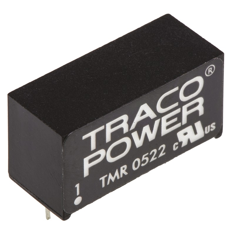 1 pcs - TRACOPOWER TMR 2 DC-DC Converter, ±12V dc/ ±85mA Output, 4.5 - 9 V dc Input, 2W, Through Hole, +85°C Max Temp
