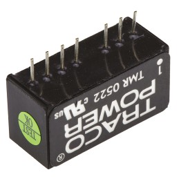 1 pcs - TRACOPOWER TMR 2 DC-DC Converter, ±12V dc/ ±85mA Output, 4.5 - 9 V dc Input, 2W, Through Hole, +85°C Max Temp