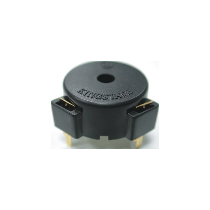 5 pcs - Kingstate 85dB Through Hole Continuous External Piezo Buzzer, 23 (Dia.) x 11mm, 3V dc Min, 20V dc Max