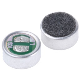 5 pcs - RS PRO Omni-Directional, Surface Mount 6mm Microphone Condenser -42dB