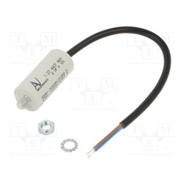 1 pcs x KEMET - C274ACF4200LF0J - Capacitor: motors, run, 2uF, 470VAC, Ø25x58.5mm, -25÷85°C, ±5%