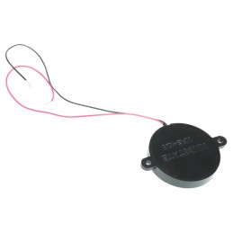 5 pcs - RS PRO 92dB Panel Mount Continuous External Piezo Buzzer, 40 x 29.5 x 5.2mm, 30V ac Max