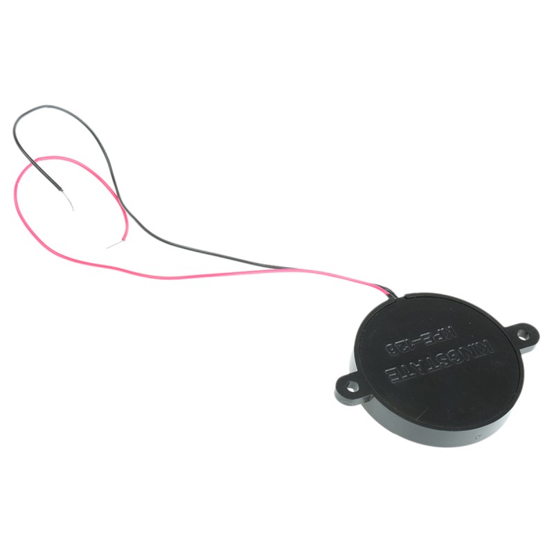 5 pcs - RS PRO 92dB Panel Mount Continuous External Piezo Buzzer, 40 x 29.5 x 5.2mm, 30V ac Max