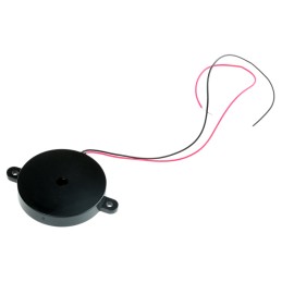 5 pcs - RS PRO 92dB Panel Mount Continuous External Piezo Buzzer, 40 x 29.5 x 5.2mm, 30V ac Max