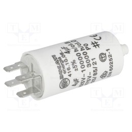 1 pcs x DUCATI ENERGIA - 416100664 - Capacitor: motors, run, 4uF, 425VAC, Ø28x55mm, -25÷85°C, ±5%