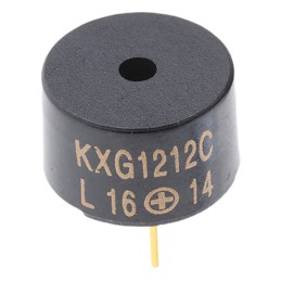 5 pcs - Kingstate 94dB PCB Mount Continuous Internal Magnetic Buzzer Component, 12 x 9.5mm, 8V dc Min, 16V dc Max