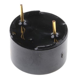 5 pcs - Kingstate 94dB PCB Mount Continuous Internal Magnetic Buzzer Component, 12 x 9.5mm, 8V dc Min, 16V dc Max