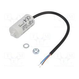 1 pcs x KEMET - C274ACF4400LF0J - Capacitor: motors, run, 4uF, 470VAC, Ø30x58.5mm, -25÷85°C, ±5%