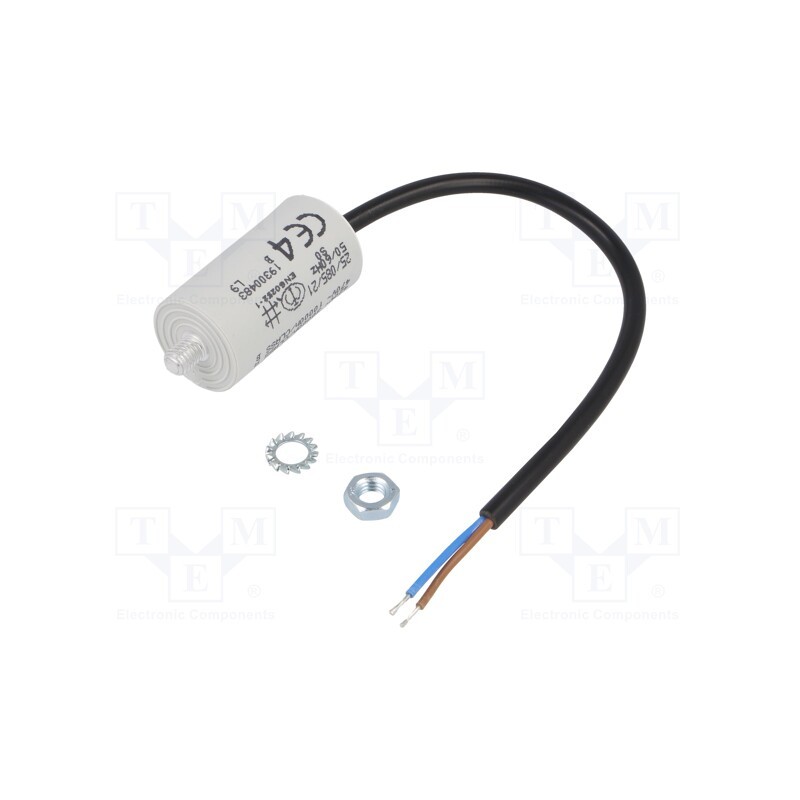 1 pcs x KEMET - C274ACF4400LF0J - Capacitor: motors, run, 4uF, 470VAC, Ø30x58.5mm, -25÷85°C, ±5%