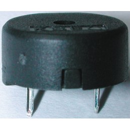 5 pcs - RS PRO 80dB Through Hole Continuous External Piezo Buzzer, 14 (Dia.) x 6.7mm, 30V ac Max