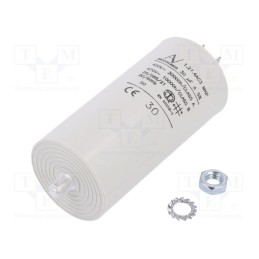 1 pcs x KEMET - C274AC35300AA0J - Capacitor: motors, run, 30uF, 470VAC, Ø45x93mm, -25÷85°C, ±5%