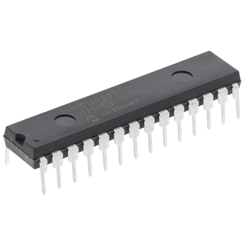 5 pcs - Microchip PIC16F882-I/SP, 8bit PIC Microcontroller, PIC16F, 20MHz, 128 B, 2048 x 14 words Flash, 28-Pin SPDIP
