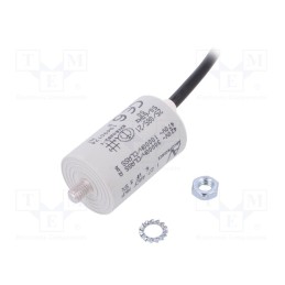 1 pcs x KEMET - C274ACF4600LF0J - Capacitor: motors, run, 6uF, 470VAC, Ø35x58.5mm, -25÷85°C, ±5%