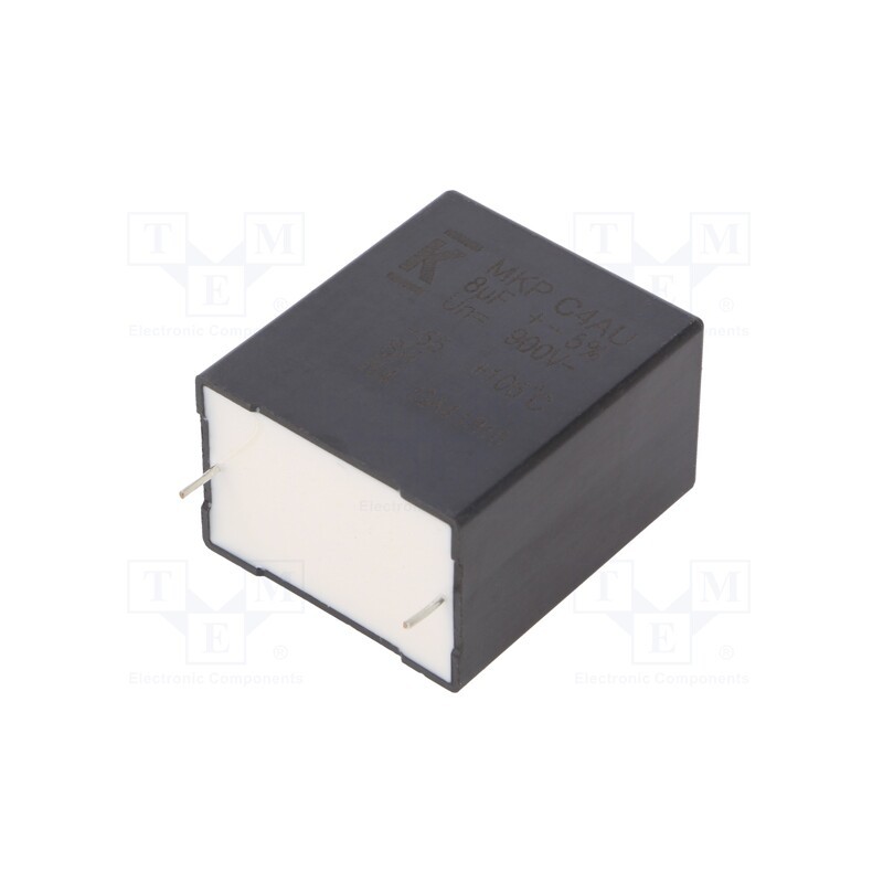 1 pcs x KEMET - C4AUOBU4800M1GJ - Capacitor: polypropylene, DC-Link, 8uF, ESR: 6.4mΩ, THT, ±5%, 13.4A