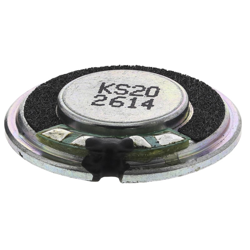 5 pcs - RS PRO 8Ω 0.3W Miniature Speaker 20mm Dia. , 20 (Dia.) x 3.1mm
