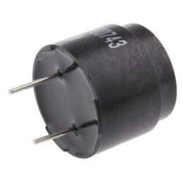 5 pcs - RS PRO 85dB Through Hole Continuous External Piezo Buzzer, 16 x 11.5mm, 9V ac Min, 15V ac Max