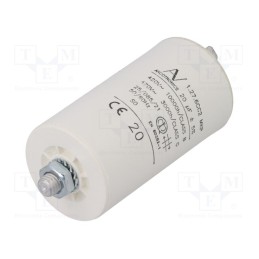 1 pcs x KEMET - C276CC25200AA0J - Capacitor: motors, run, 20uF, 420VAC, Ø45x74mm, -25÷85°C, ±5%