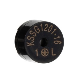 5 pcs - RS PRO 91dB PCB Mount External Magnetic Buzzer Component, 12 x 8.5mm, 1V ac Min, 2V ac Max