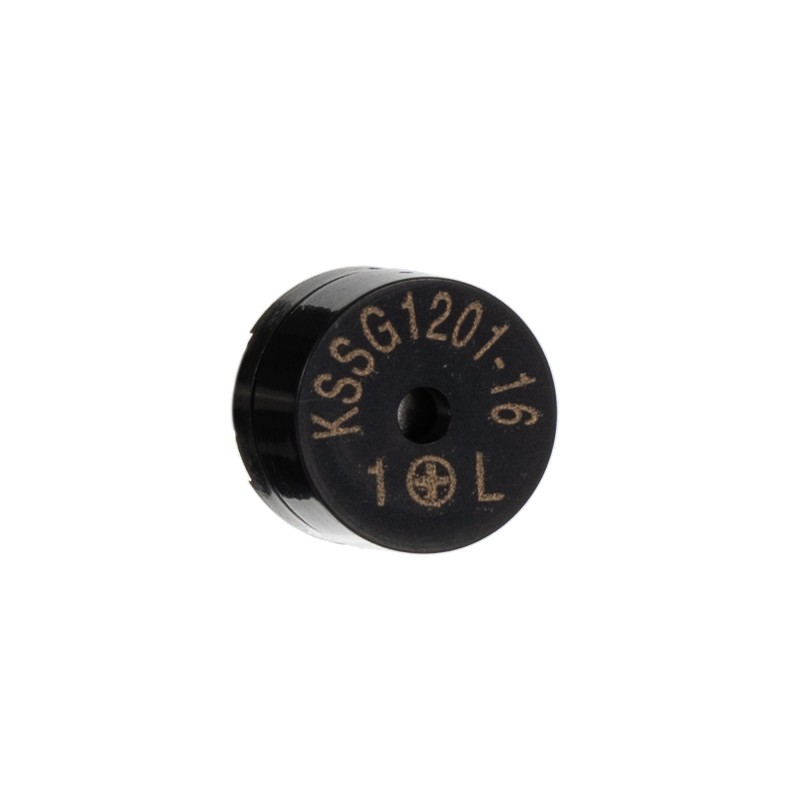 5 pcs - RS PRO 91dB PCB Mount External Magnetic Buzzer Component, 12 x 8.5mm, 1V ac Min, 2V ac Max