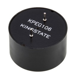 5 pcs - RS PRO 88dB Through Hole Square Wave External Piezo Buzzer, 22.8 (Dia.) x 13.5mm, 30V ac Max