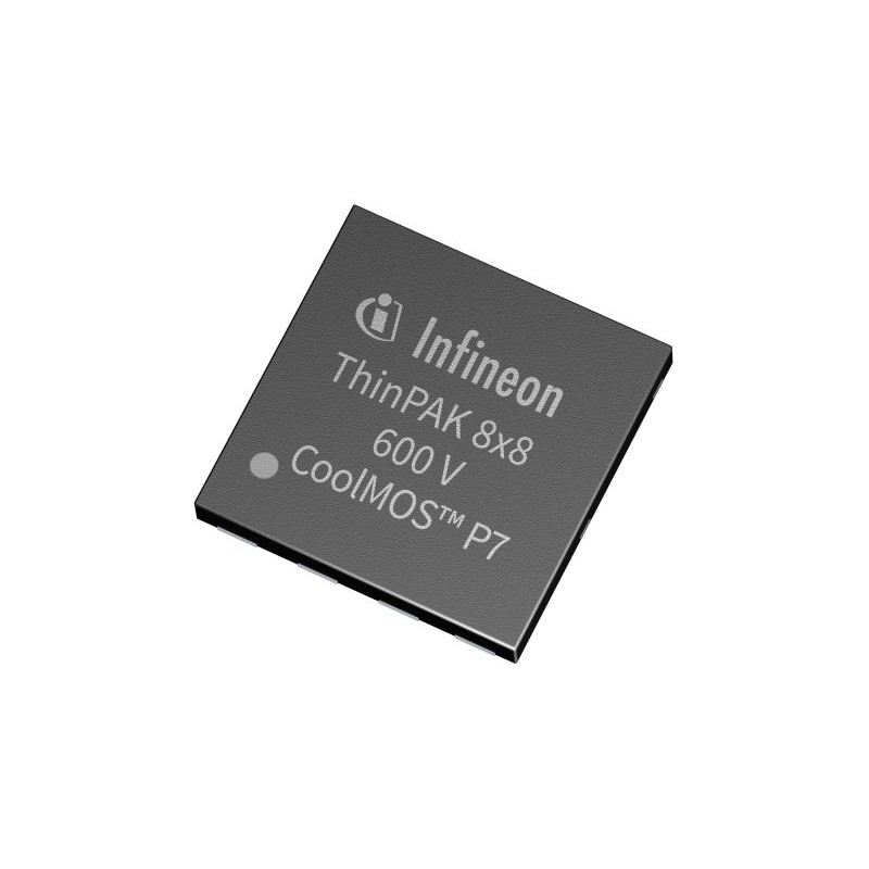 5 pcs - N-Channel MOSFET, 27 A, 600 V, 5-Pin ThinPAK 8 x 8 Infineon IPL60R125P7AUMA1