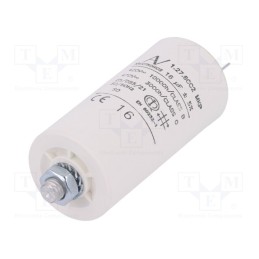 1 pcs x KEMET - C276CC25160AA0J - Capacitor: motors, run, 16uF, 420VAC, Ø40x73.5mm, -25÷85°C, ±5%